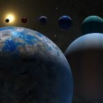 What do exoplanets, or planets outside our solar system, look like? A variety of possibilities are shown in this illustration. Scientists discovered the first exoplanets in the 1990s. NASA/JPL-Caltech
